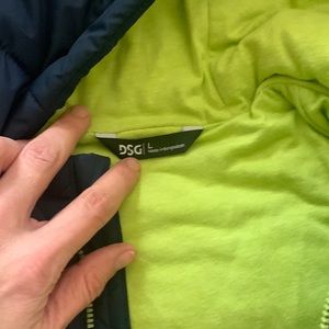 Boys hooded puffer coat size L from DSG
